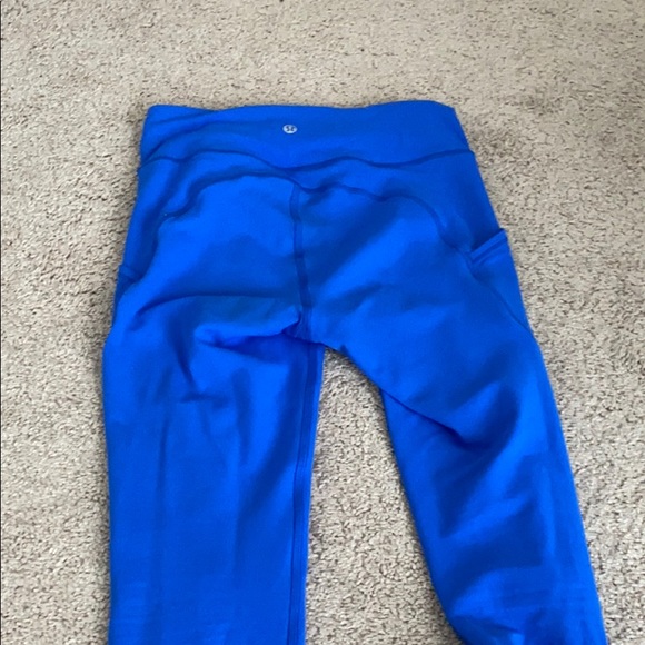 Lululemon blue leggings - Picture 3 of 5